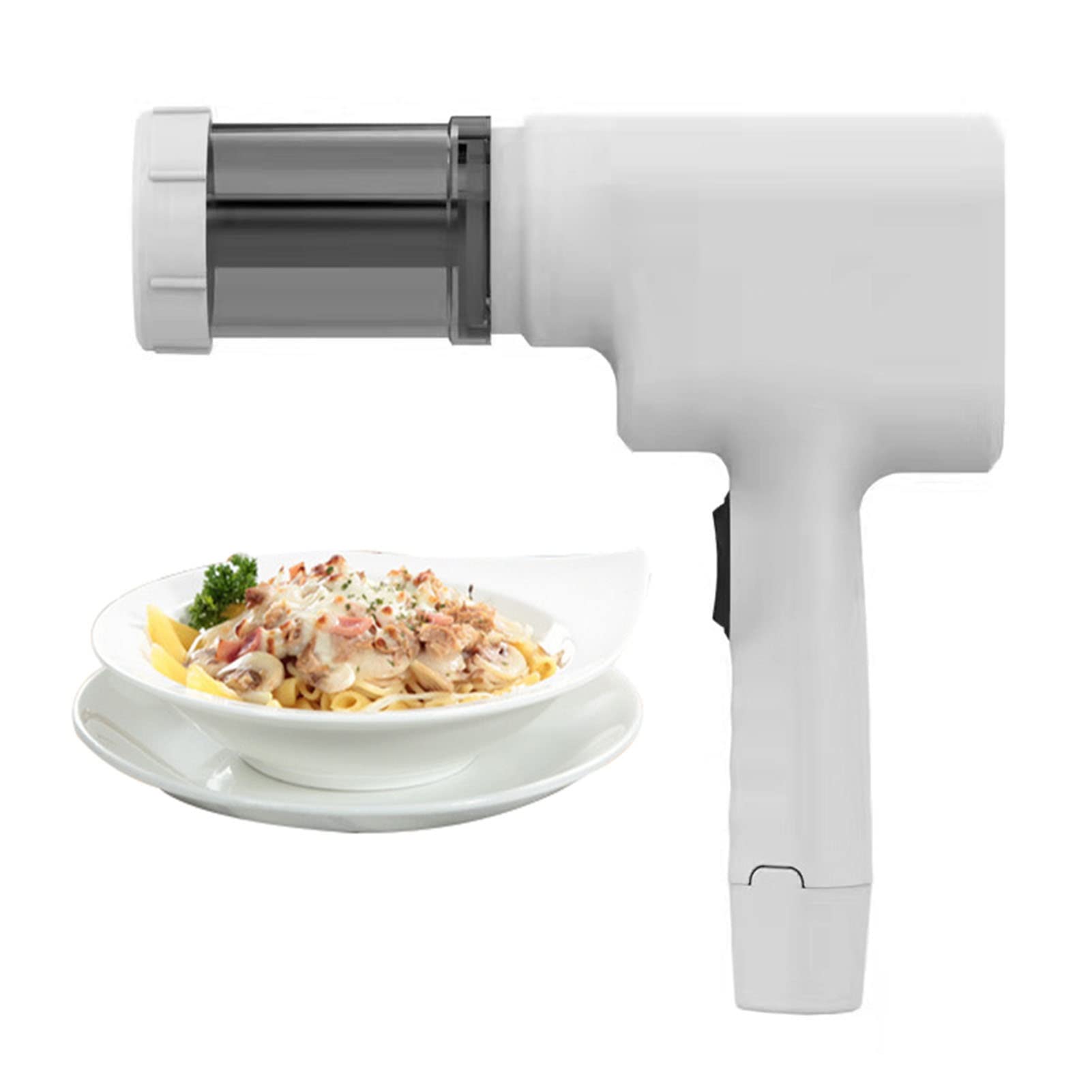 Electric Pasta Maker Machine with 4 Pasta Shapes & 3 Sausage Funnels - Homemade Spaghetti, Fettuccine, Lasagna, Penne & Sausage - Perfect for Italian Cooking, Family Dinners & Restaurant-Quality Meals at Home