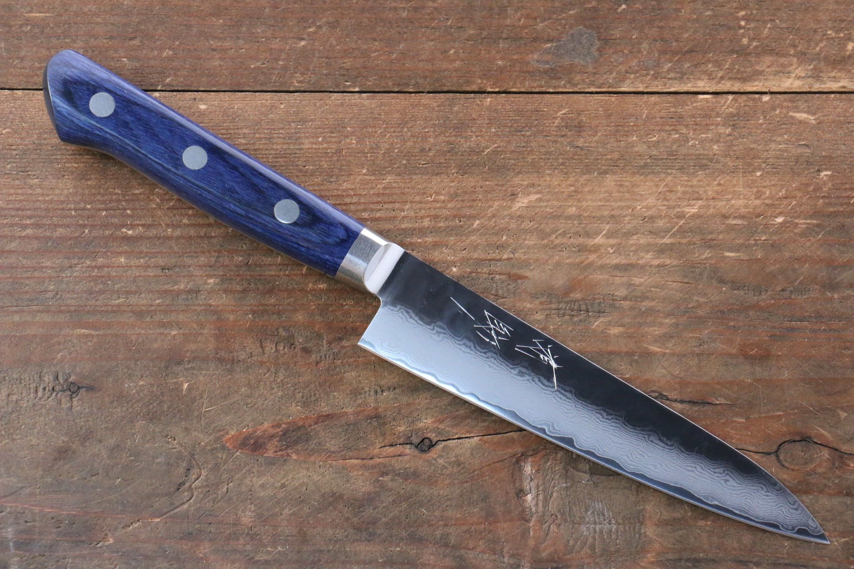 Seisuke Seiun VG10 33-Layer Damascus Petty Utility Knife 5.3