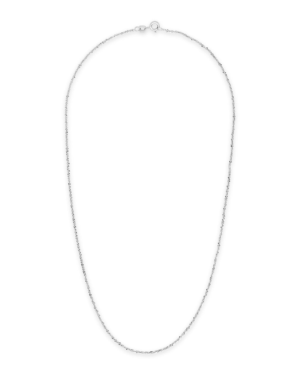 Men's Sterling Silver Rolo Chain Necklace - 18