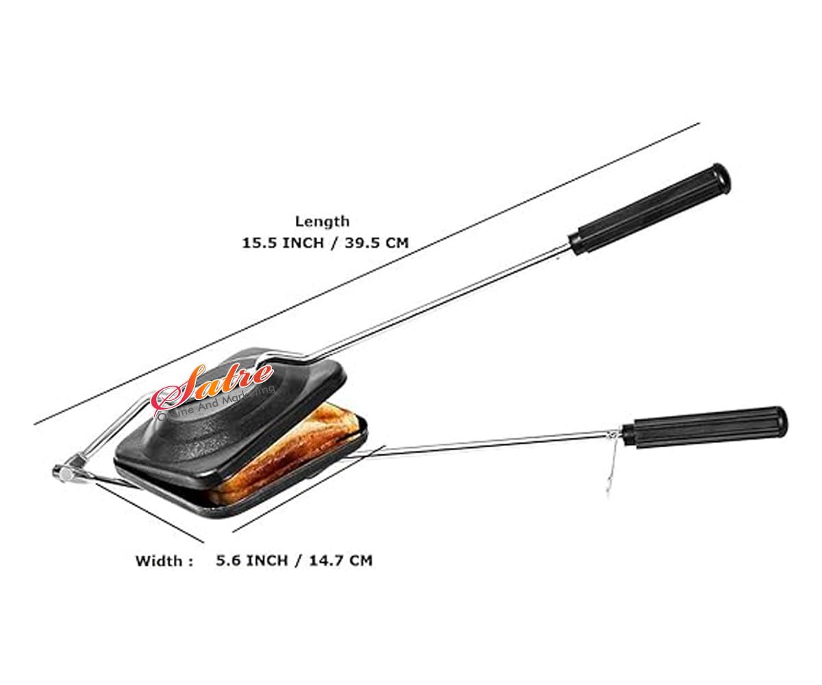 **Premium Sandwich Toaster & Grill Maker - Electric & Gas Options for Perfect Paninis, Grilled Cheese & Breakfast Sandwiches - Ideal for Home, Office & Camping**