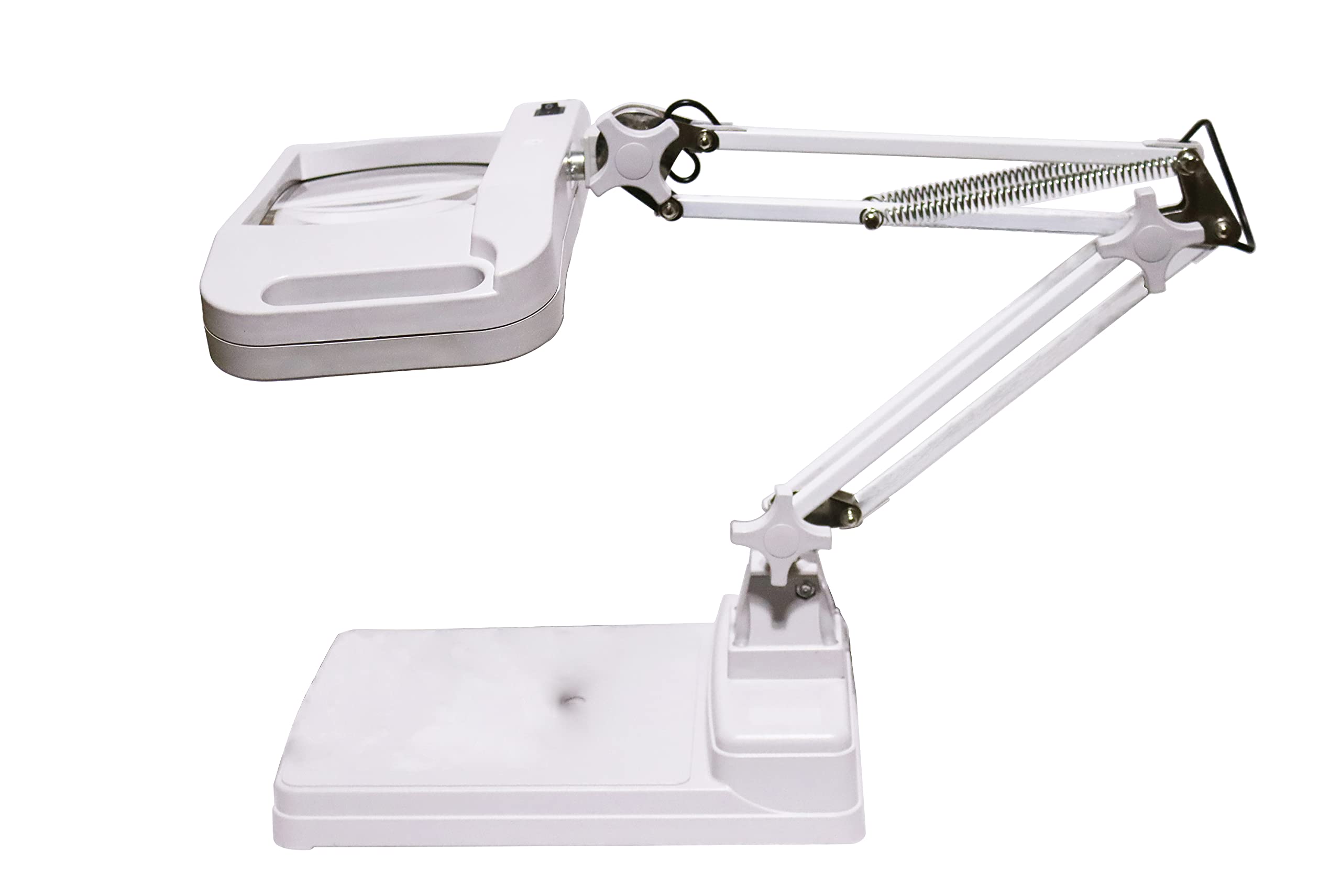 INTBUYING 110V LED Magnifying Lamp with Daylight Brightness - 5X Magnification for Reading, Crafts, Workbench & Hobby Projects | Ideal for Jewelry Making, Watch Repair & Detailed Work