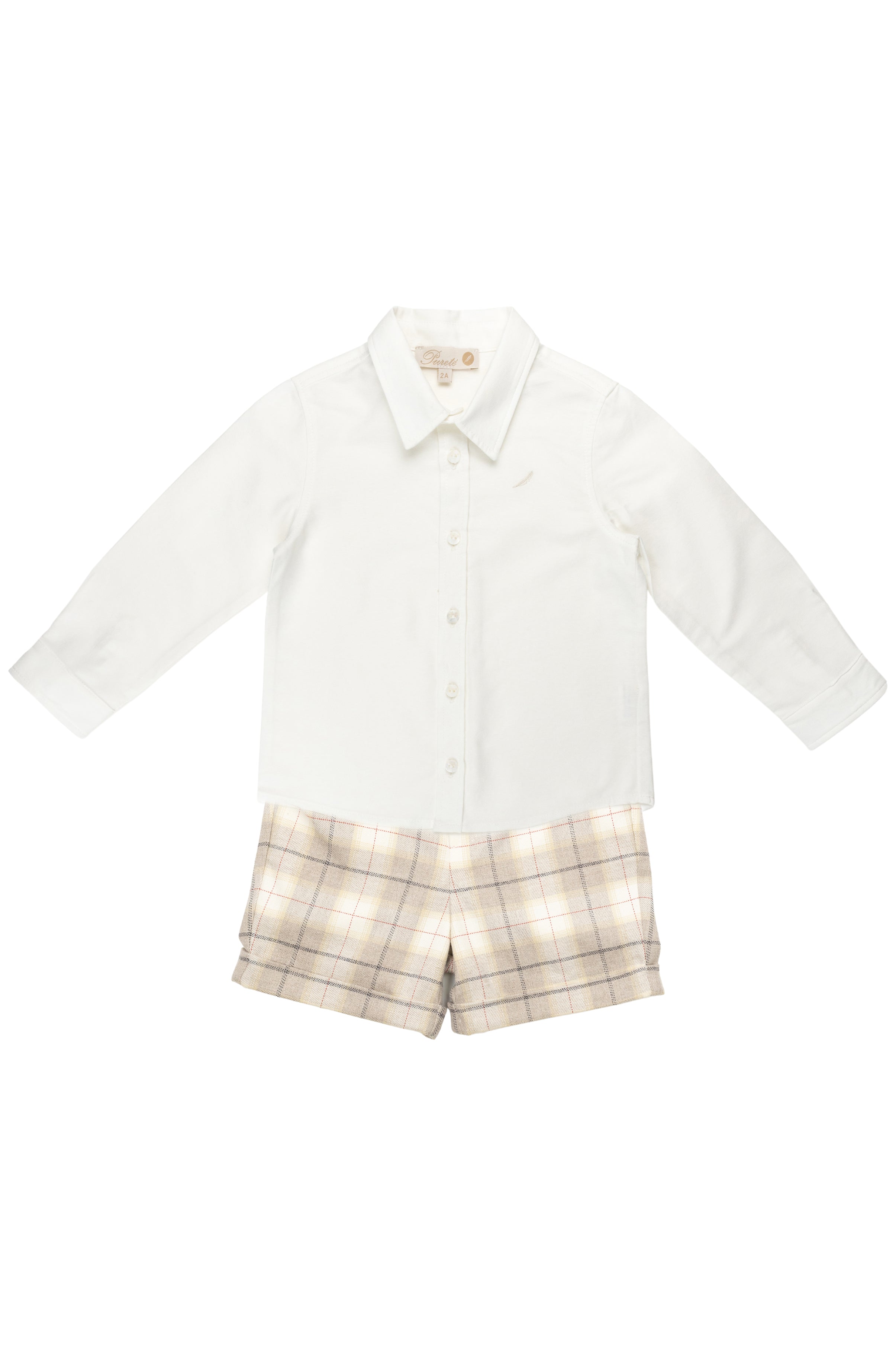 Zayn Men's Casual Shirt & Stone Tartan Shorts Set - Stylish Summer Outfit for Beach, Party, and Streetwear Fashion