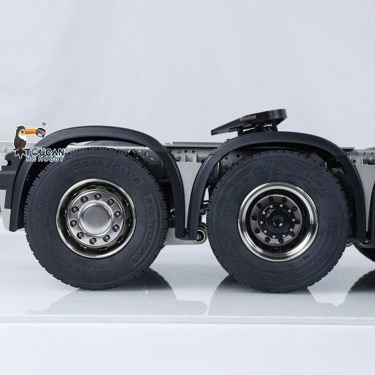 1/14 Scale 10x10 Metal Chassis Remote Control Tractor Truck - 3363 Lorry RTR RC Car Model with High Roof, 3-Speed Transmission & Differential Lock Axles - Perfect for Off-Road Racing and Heavy Duty Simulation Play