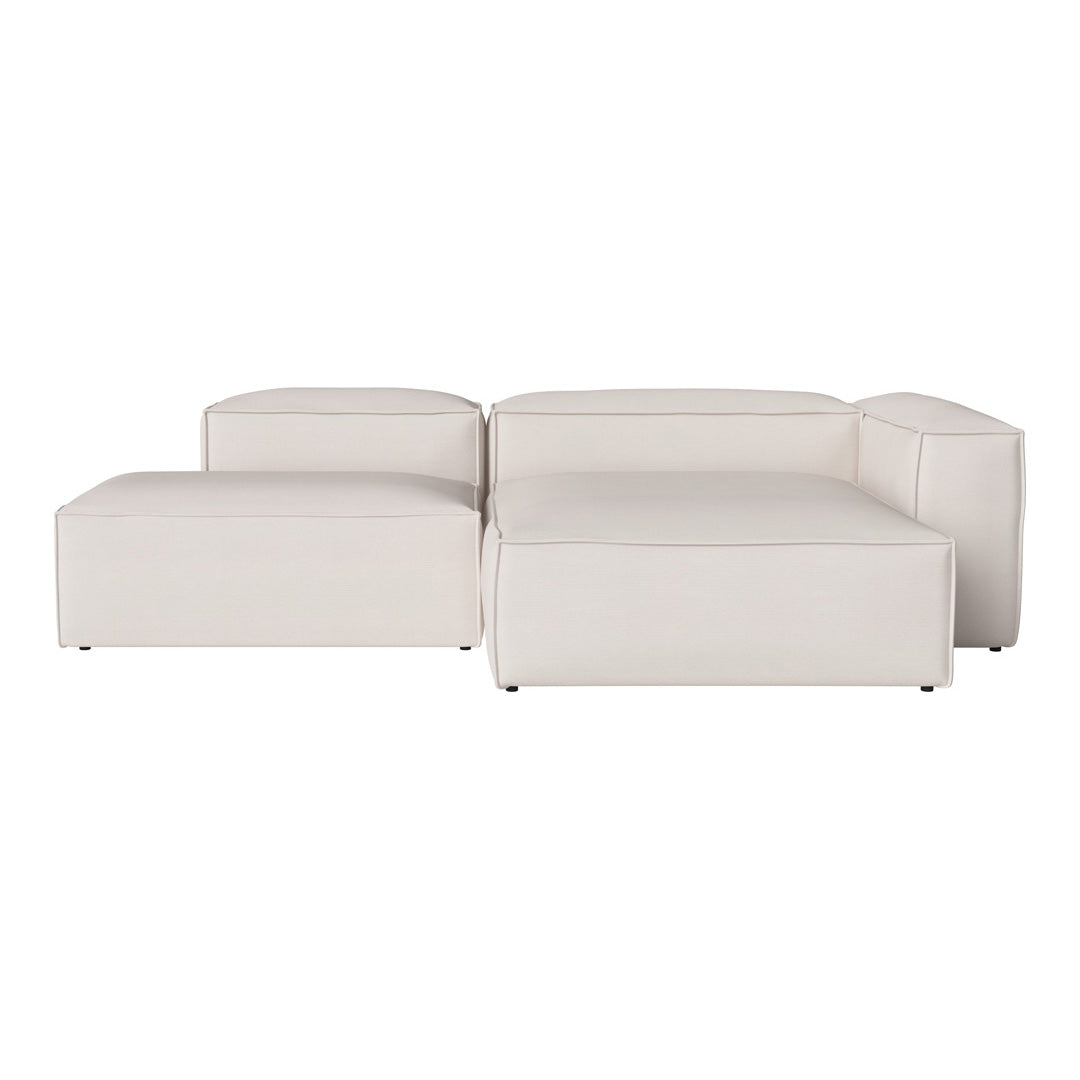 Cosima 2 Seater Sofa with Open End & Chaise - Modern Living Room Furniture for Small Spaces | Perfect for Apartments, Condos and Cozy Home Decor