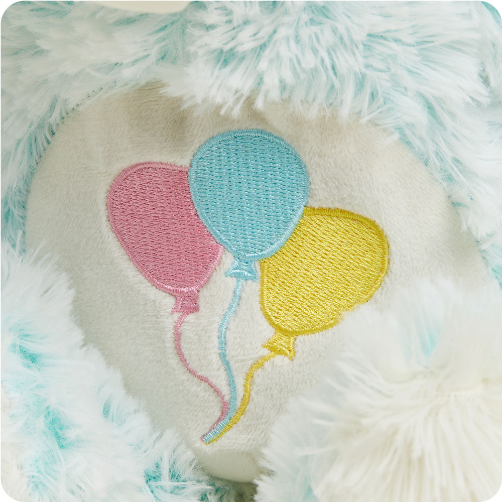 Celebration Bear Warmies - Microwaveable Plush Heating Pad for Stress Relief & Comfort - Perfect for Gifts, Holidays, and Relaxation