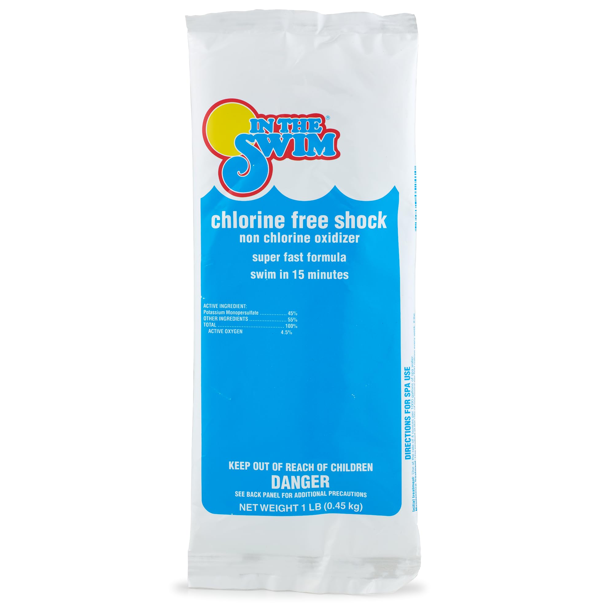 Chlorine-Free Pool Shock - Quick Dissolving Fast-Acting Shock Oxidizer for Swimming Pools & Spas | 6-Pack (1 lb Each) | Ideal for Weekly Maintenance & Water Clarification