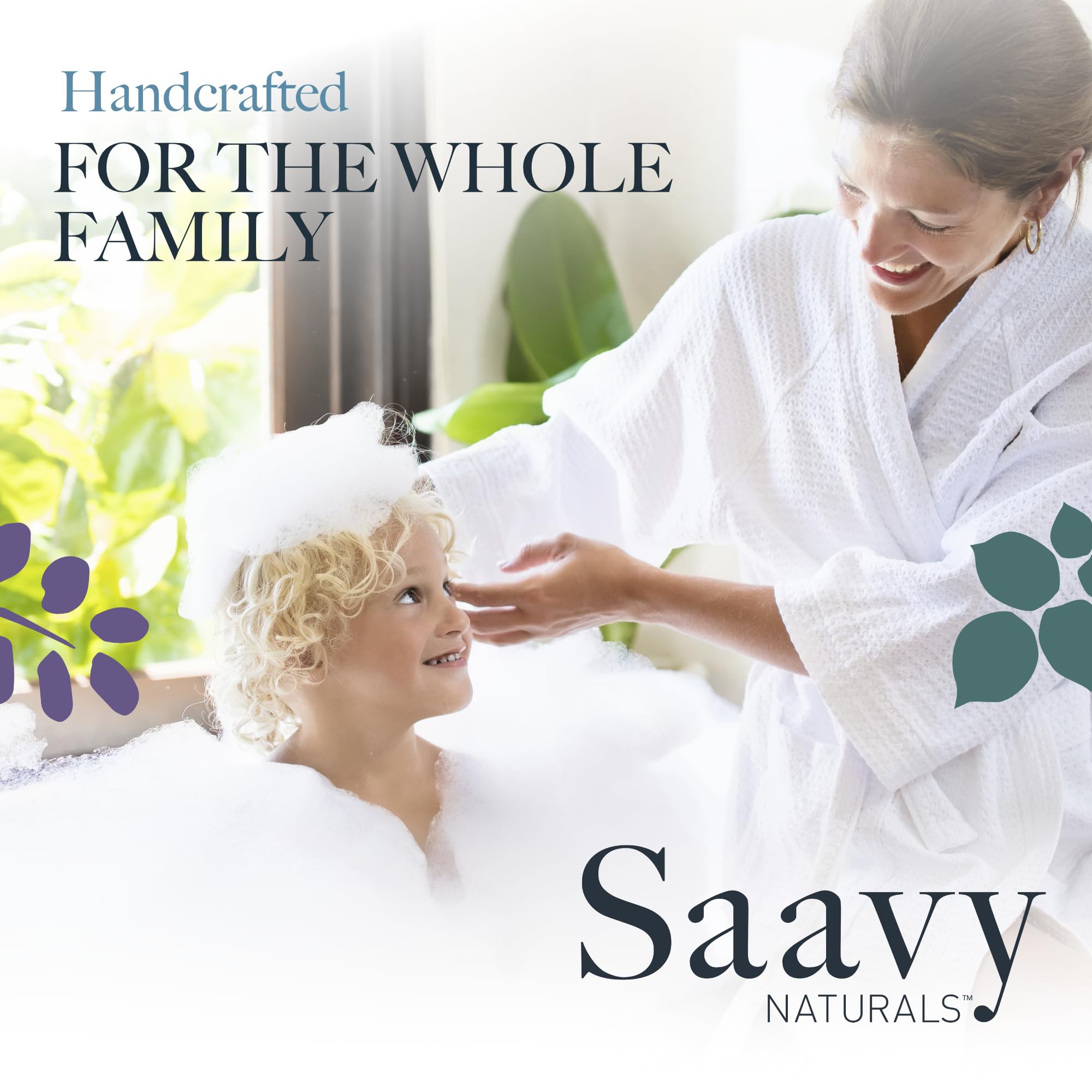 Saavy Naturals 11-Piece Spa Gift Set with Tahitian Vanilla Scented Body Wash & Sugar Scrub | Luxury Self-Care Gift Basket for Women | Perfect for Relaxation, Birthday Gifts & Mother's Day Presents