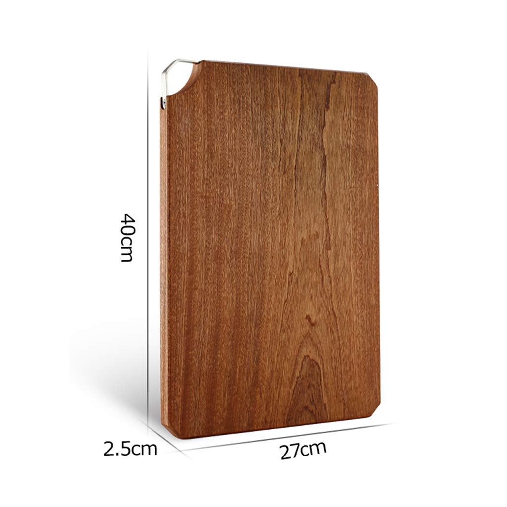 Premium Ebony Wood Reversible Chopping Board - Solid Wood Cutting Board with Handle for Kitchen, Home, Hotels (5 Sizes) - Perfect for Meat Carving, Vegetable Chopping & Food Prep