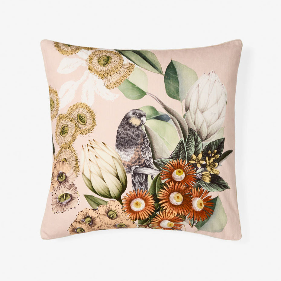 Premium Eucalyptus Garden Cushion 48x48cm - Breathable Linen House Outdoor Pillow for Patio, Porch & Poolside Relaxation