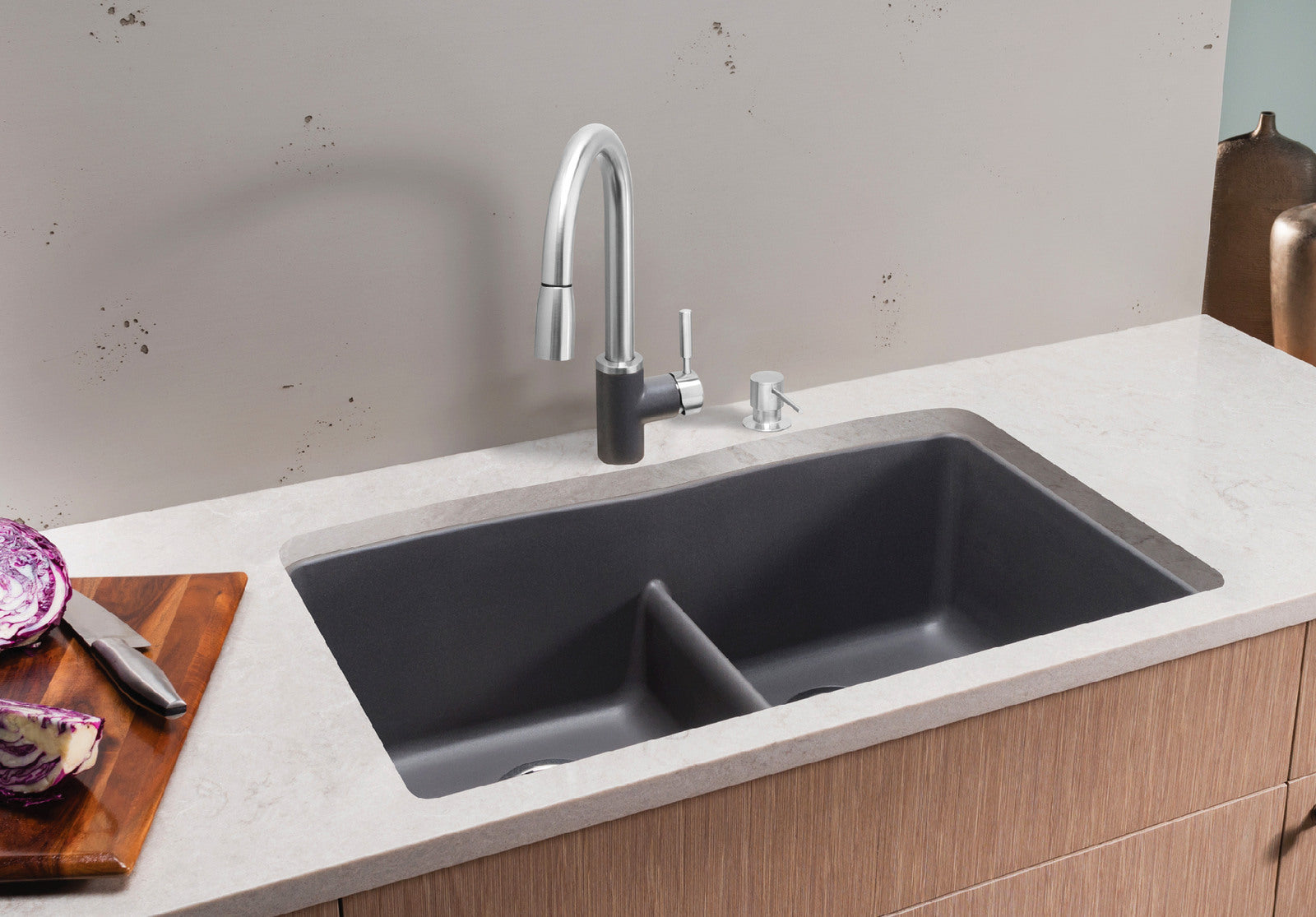 Blanco Diamond Equal Double Bowl Low Divide SILGRANIT Kitchen Sink - Durable & Stylish for Modern Kitchens | Perfect for Food Prep & Cleanup