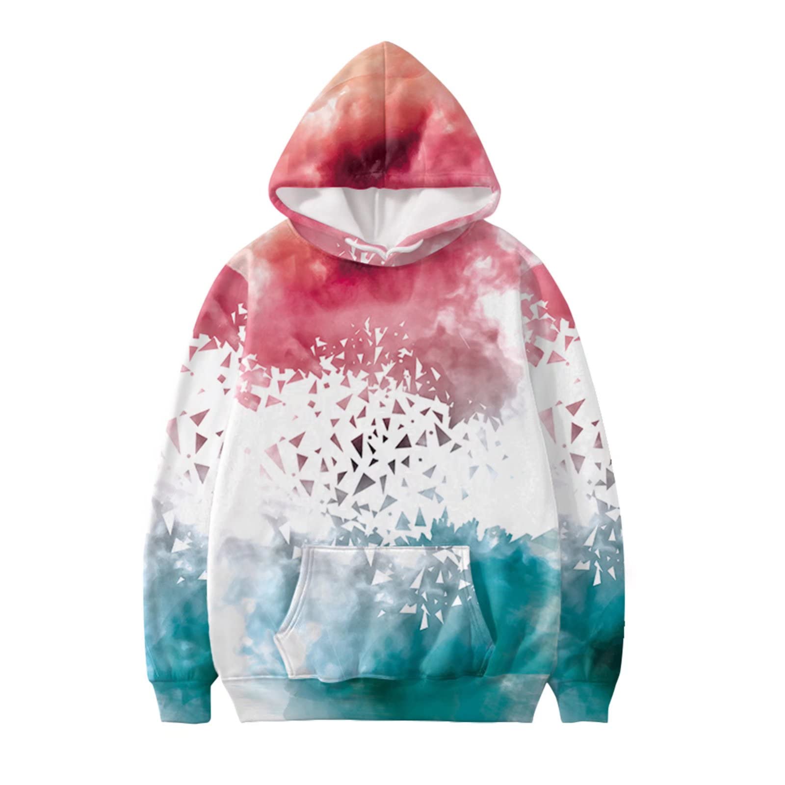 Men's Camouflage Graphic Hoodie - Long Sleeve Pullover Sweatshirt for Teen Boys | Streetwear Fashion, Outdoor Activities & Casual Wear
