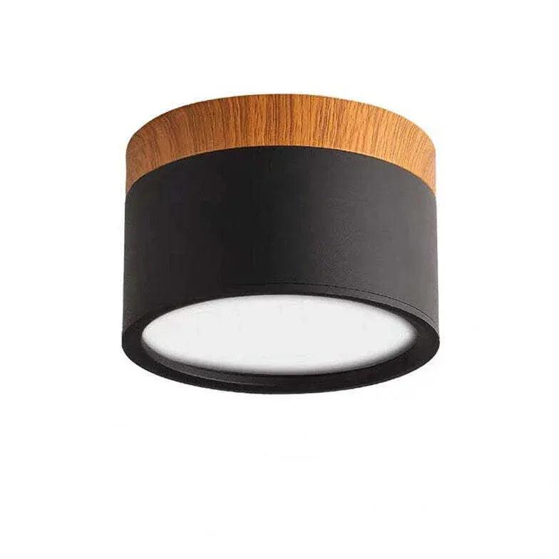 Modern LED Flush Mount Ceiling Light - Energy Efficient Yellow Downlight for Living Room, Bedroom & Kitchen - Dimmable Bright Lighting Fixture for Home & Office