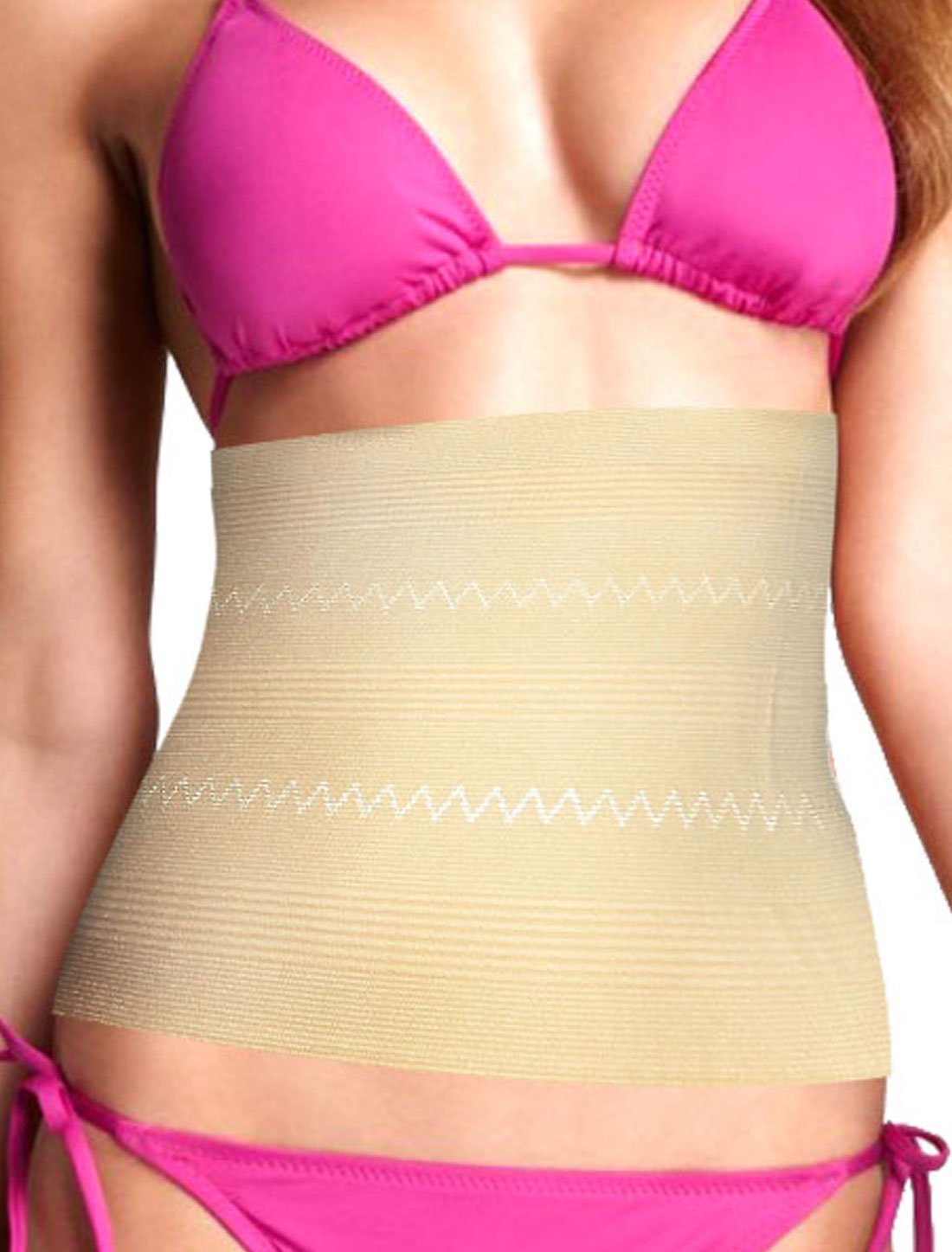 Allegra K Women's Tummy Control Shapewear Corset - High Waist Slimming Girdle with Elastic for Body Shaping - Perfect for Dresses, Workouts & Special Occasions