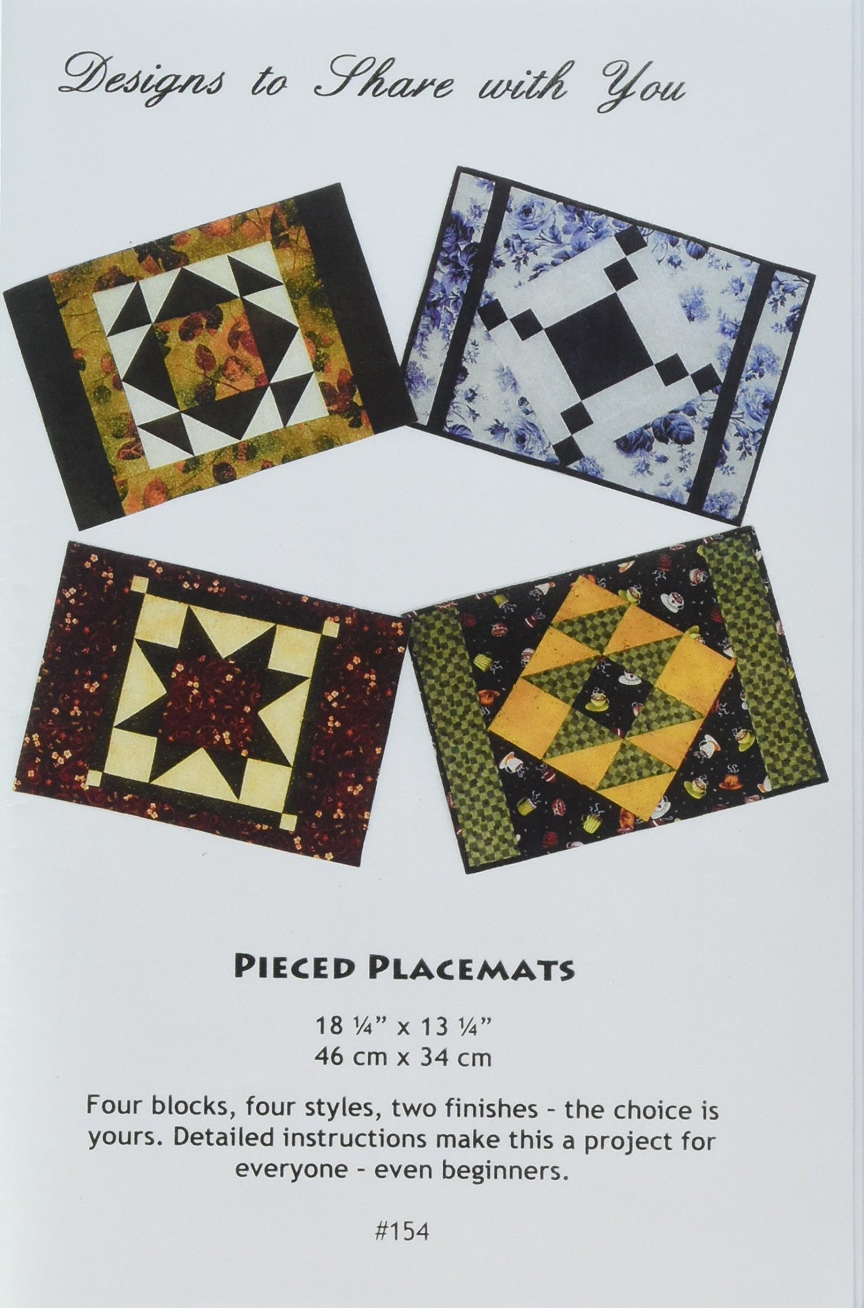 Handmade Pieced Placemats & Tumbler Set - Unique Table Decor for Dining, Kitchen, and Home Entertaining | Perfect for Thanksgiving, Christmas, and Family Gatherings