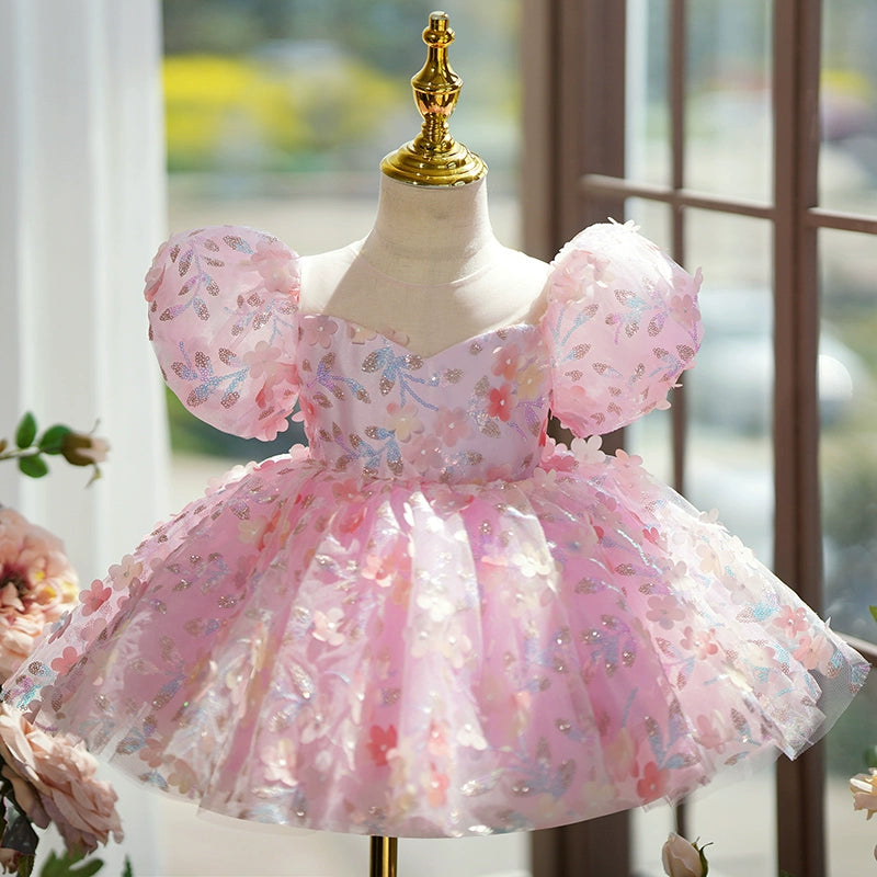 Adorable Baby Girls Floral Formal Dresses for Toddlers - Perfect for Birthday Parties & Pageants | Special Occasion Outfits