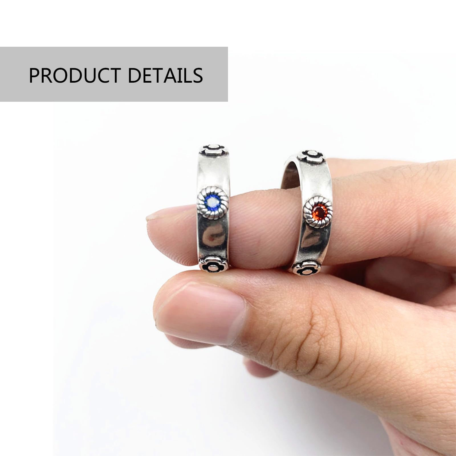 4Pcs Howl's Moving Castle Anime Rings - Sophie & Howl Cosplay Jewelry, Adjustable Metal Open Rings for Women & Men - Perfect for Gifts, Halloween Costumes, and Studio Ghibli Fans