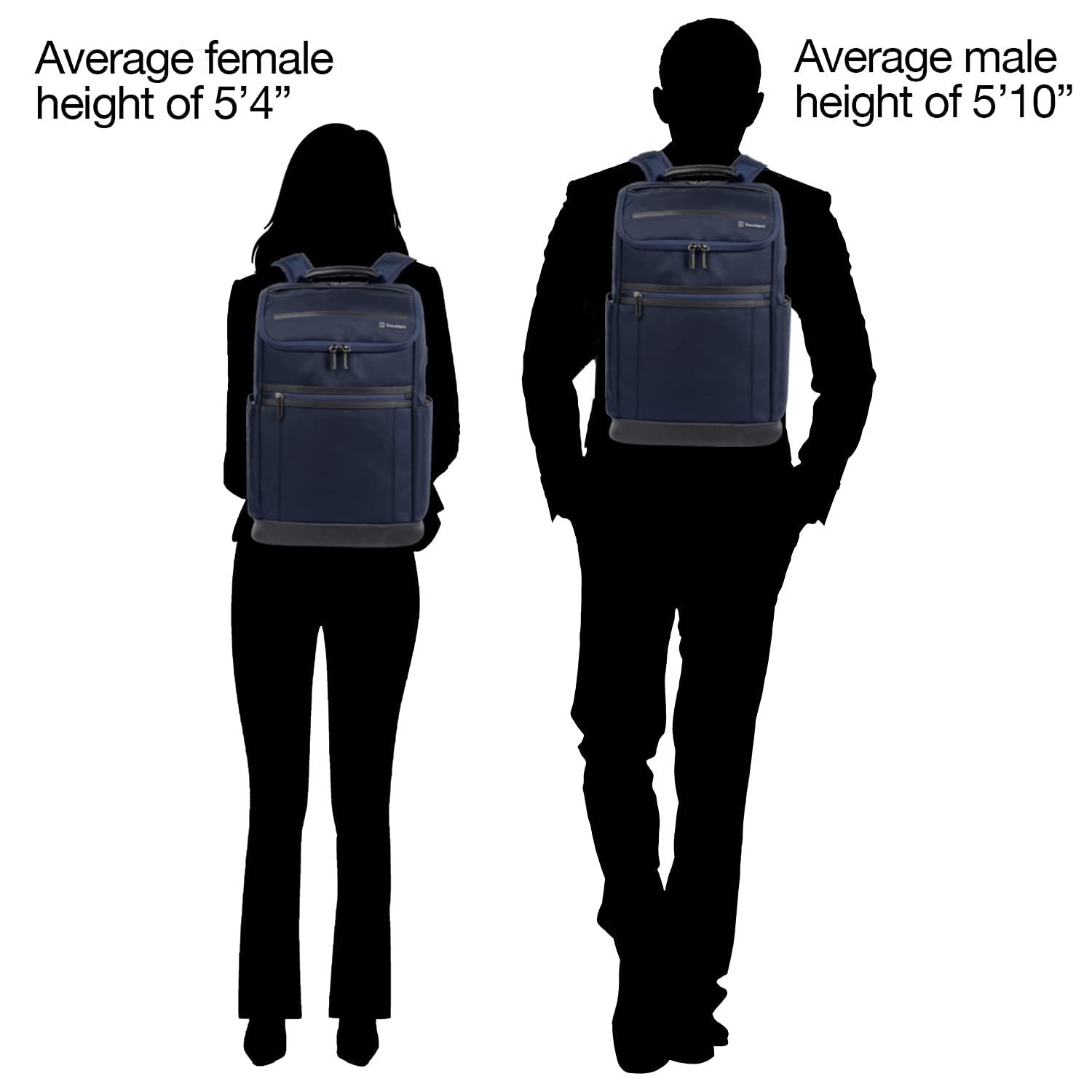 Travelpro Crew Executive Choice 3 Medium Top Load Backpack for 15.6 Inch Laptops & Tablets with USB A & C Charging Ports - Durable Business & Travel Backpack for Men & Women in Titanium Grey - Perfect for Office Commute, Air Travel & College Use