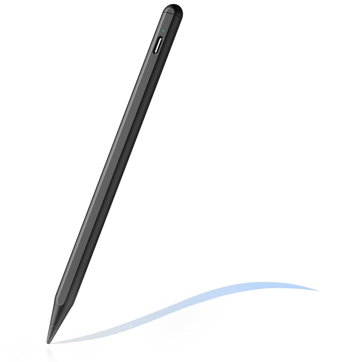 Premium Stylus Pen for iPad 9th/8th/7th/6th Gen, iPad Pro 11 & 12.9, iPad Air 5th/4th Gen & iPad Mini 6th - Active Pencil with Palm Rejection & Tilt Sensitivity - Perfect for Drawing, Note-Taking & Digital Art (Black)