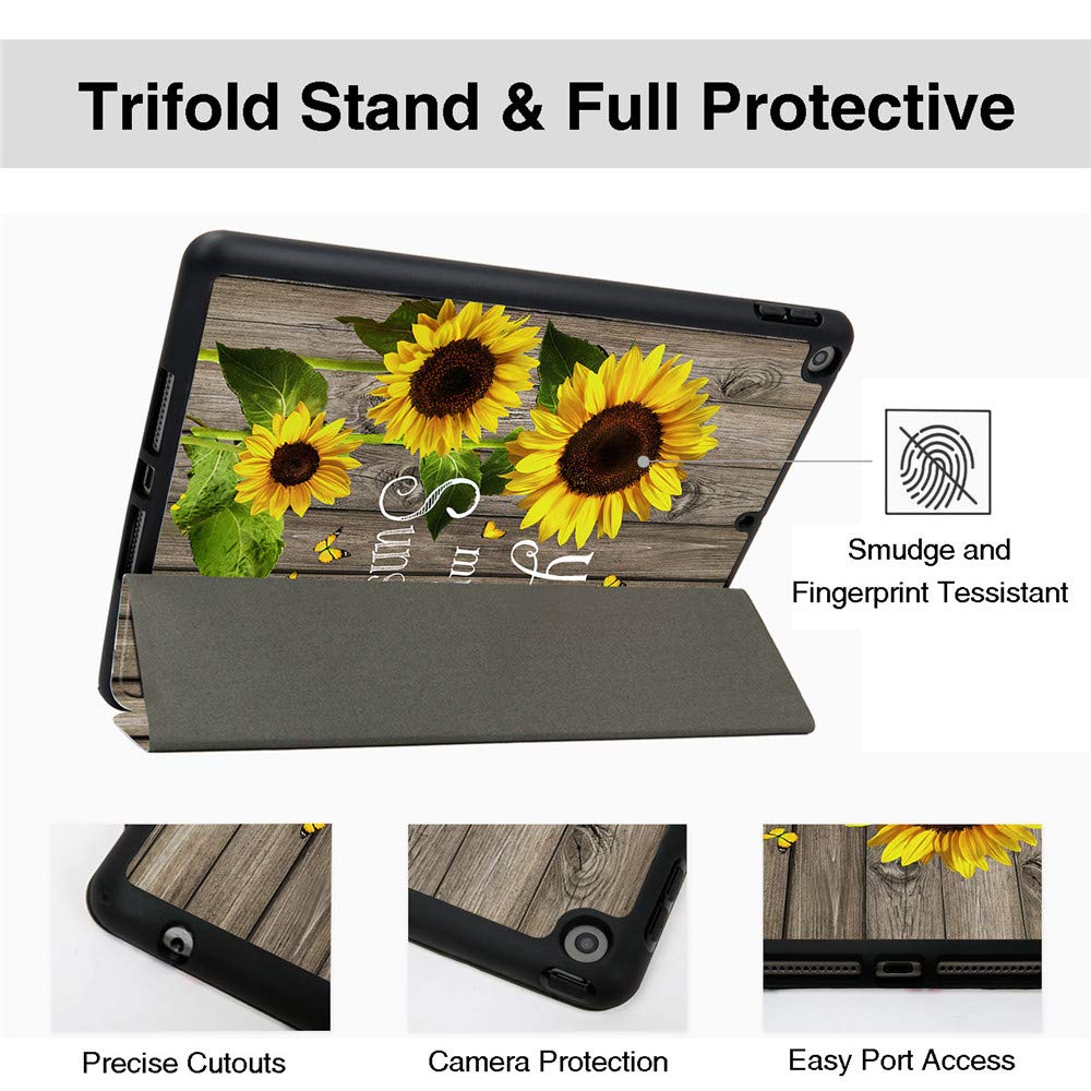 Shockproof iPad 9th/8th/7th Generation Case with Pencil Holder - Compatible with iPad 10.2