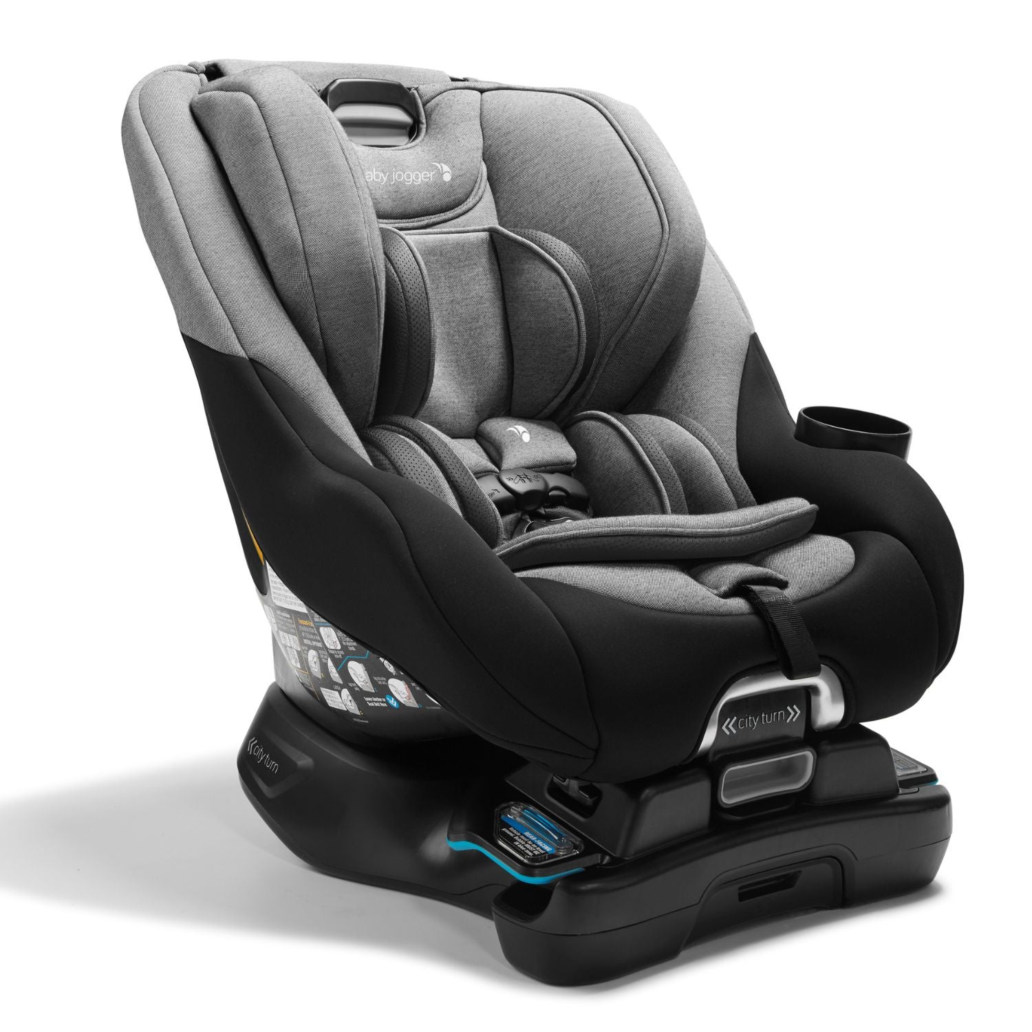 Baby Jogger City Turn 360 Rotating Convertible Car Seat - Safe & Easy Infant to Toddler Car Seat with One-Hand Rotation - Perfect for City Driving, Travel, and Everyday Use