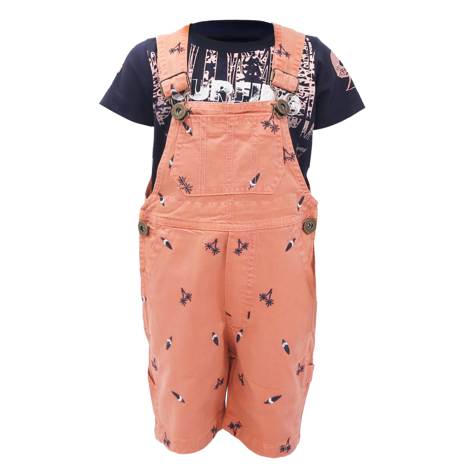 Bad Boys Detachable Dungaree Set - Trendy Adjustable Overalls for Men - Perfect for Casual Outings, Workwear & Street Style Fashion