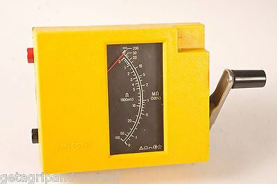 Biddle 21805 2 Insulation Continuity Tester Leads Case for Megohmmeter - Professional Electrical Testing Tool for Industrial and Home Use