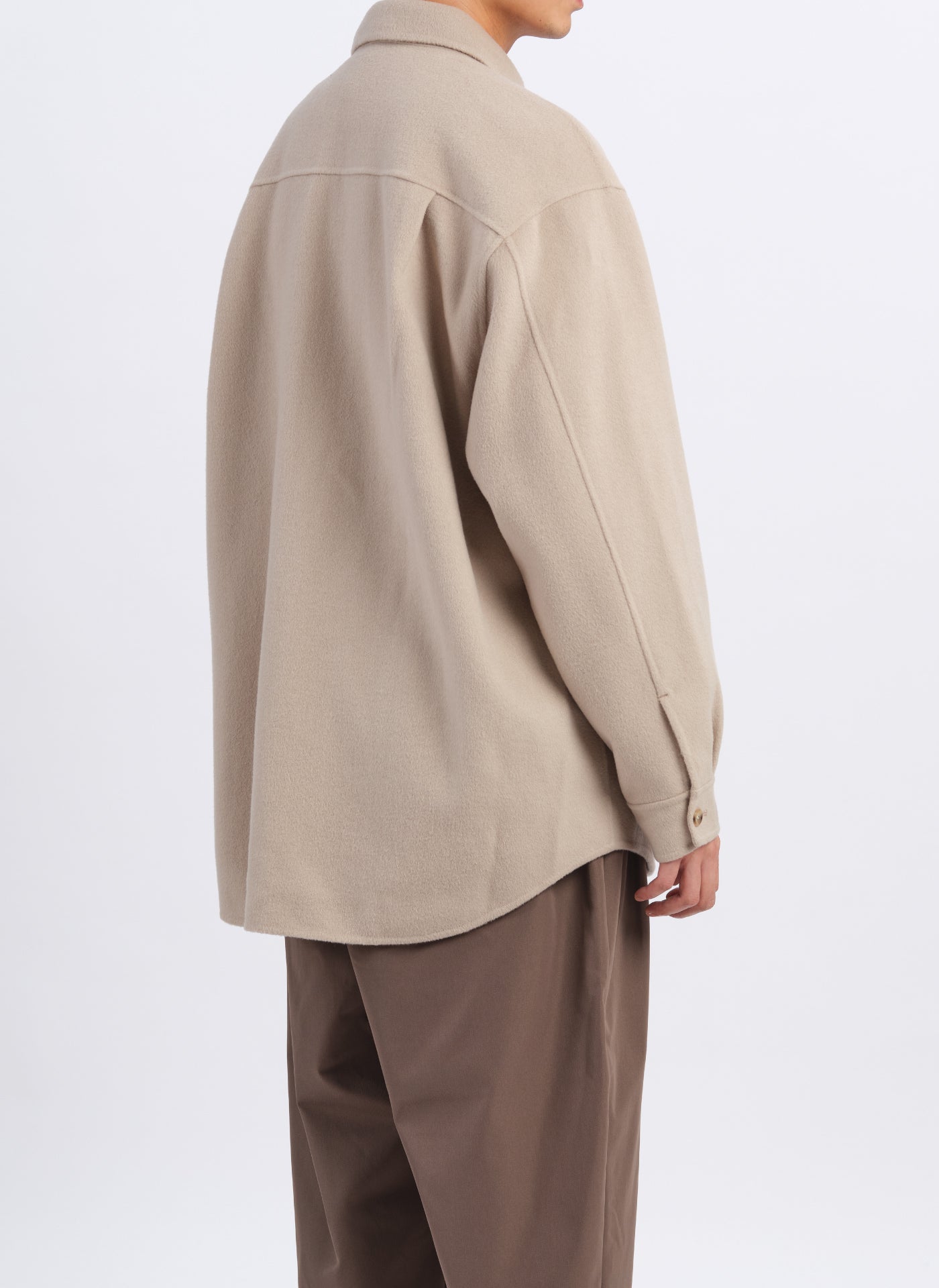 Premium W.R Wool Cashmere Shirt Jacket for Men & Women | Soft Warm Blend Coat for Fall & Winter | Perfect for Office, Travel & Outdoor Activities