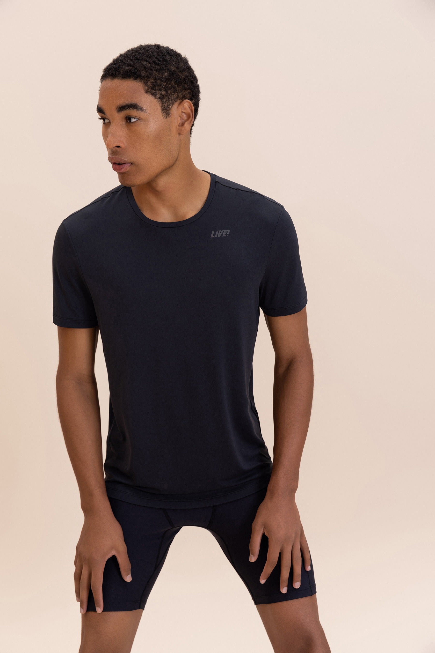 Breathable Bio Stretch Men's T-Shirt - Soft Comfort Fit Cotton Tee for Casual Wear, Gym & Outdoor Activities