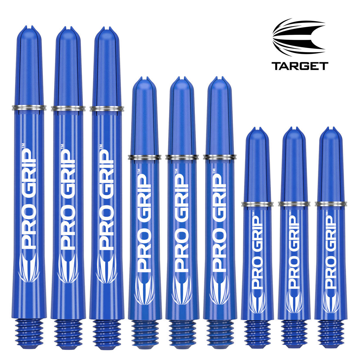 Target Pro Grip Ring Lock Shafts - Heavy Duty Blue Golf Club Shafts for Improved Swing Control & Accuracy | Perfect for Golfers Seeking Better Performance on the Course