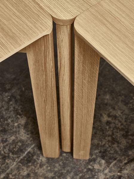 Lasu Modern Dining Table by Ton - Solid Wood Kitchen Table for 6 - Perfect for Family Dinners & Entertaining Guests
