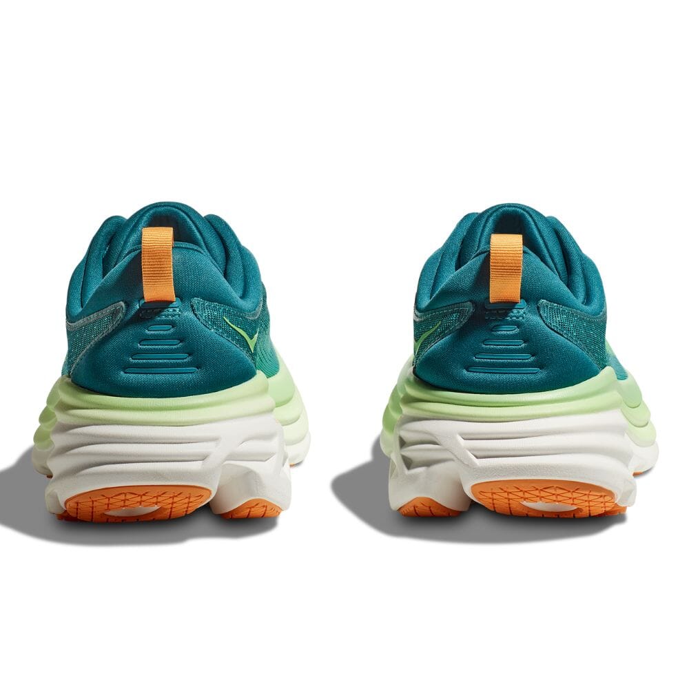 Hoka Men's Bondi 8 Running Shoes - Lightweight Cushioned Sneakers for Marathon, Jogging & Walking - Breathable Mesh Upper with Maximum Support & Comfort