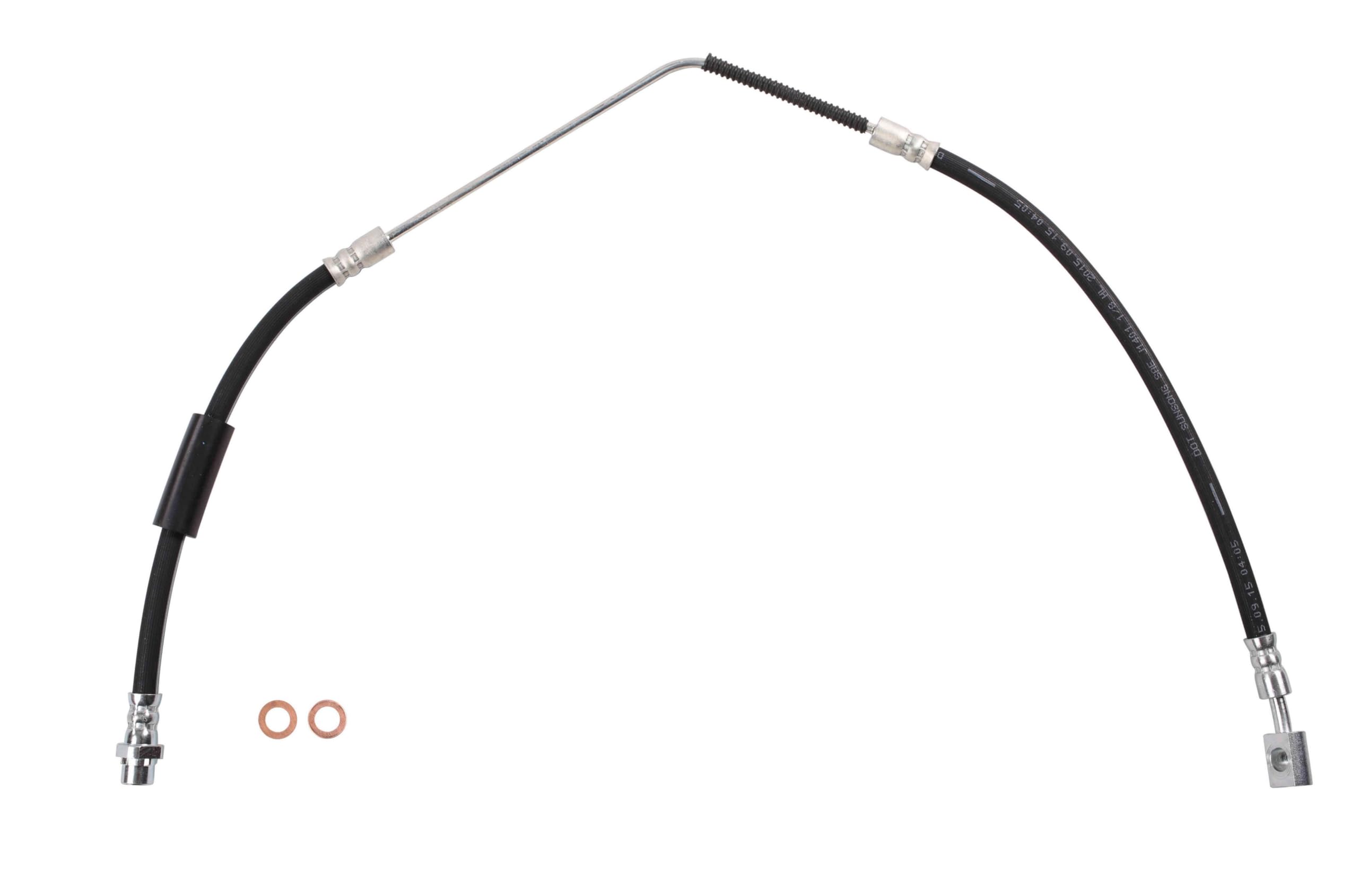 Sunsong 2201384 Brake Hydraulic Hose - High Performance Replacement for Smooth Braking | Perfect for Trucks, SUVs & Off-Road Vehicles