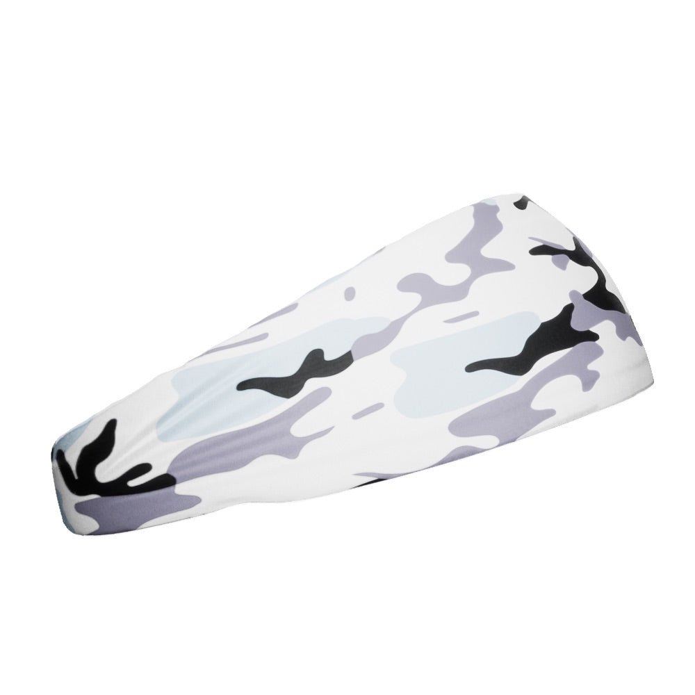 Snow Camo Headband - Warm Winter Ear Warmer for Men & Women - Perfect for Skiing, Snowboarding & Outdoor Activities