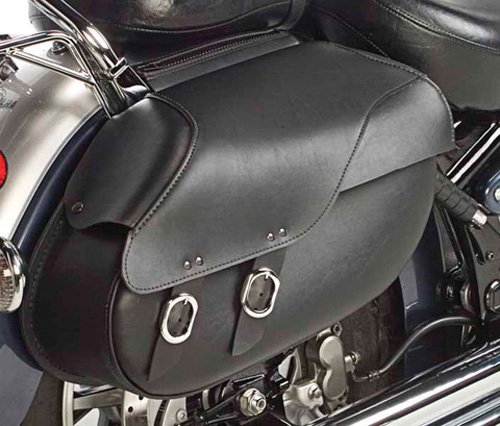 Dowco Revolution Series Hard Mount Retro Saddlebag Set - Large SB1805 | Waterproof Motorcycle Luggage for Harley, Cruiser & Touring Bikes | Perfect for Long Rides & Road Trips