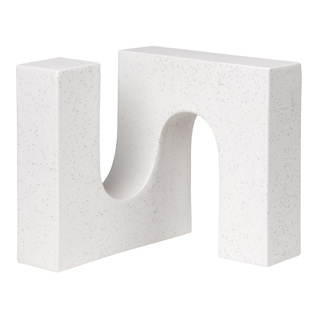 Kristina Dam Studio Brick Sculpture - Modern Abstract Art Decor for Home, Office & Gifts - Perfect for Living Room, Bookshelf & Desk Display