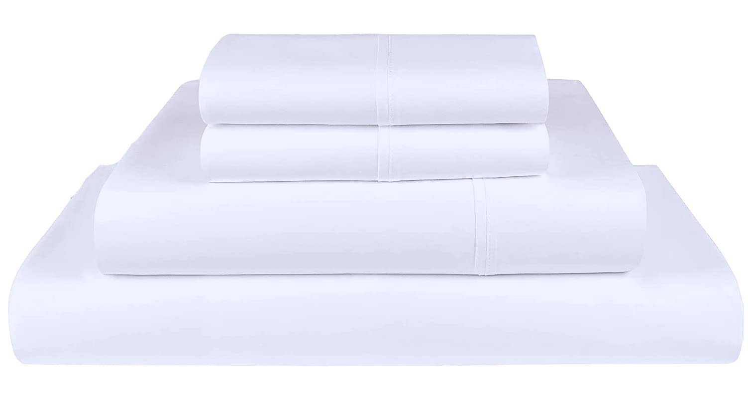 3 Pack 100% Supima Cotton Fitted Sheets King Size - Ultra Soft Luxury Bed Sheets for Hotel & Home Use - Breathable Cooling Bedding Set for All Seasons