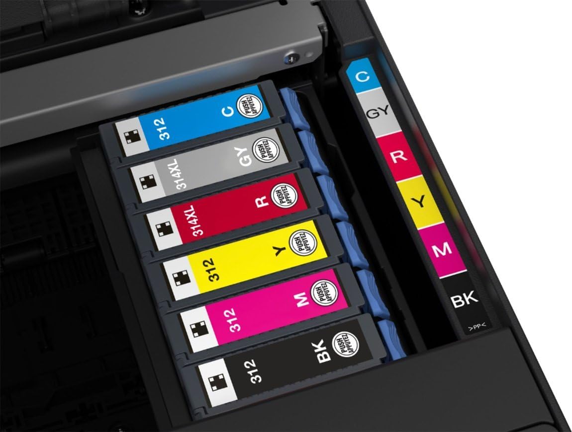 Epson Expression Photo HD XP-15000 Wireless Wide-Format Color Printer with MTC Cable - High-Quality Photo Printing for Home & Office, Compatible with Amazon Dash Replenishment (Black) | Perfect for Photographers, Artists & Small Businesses