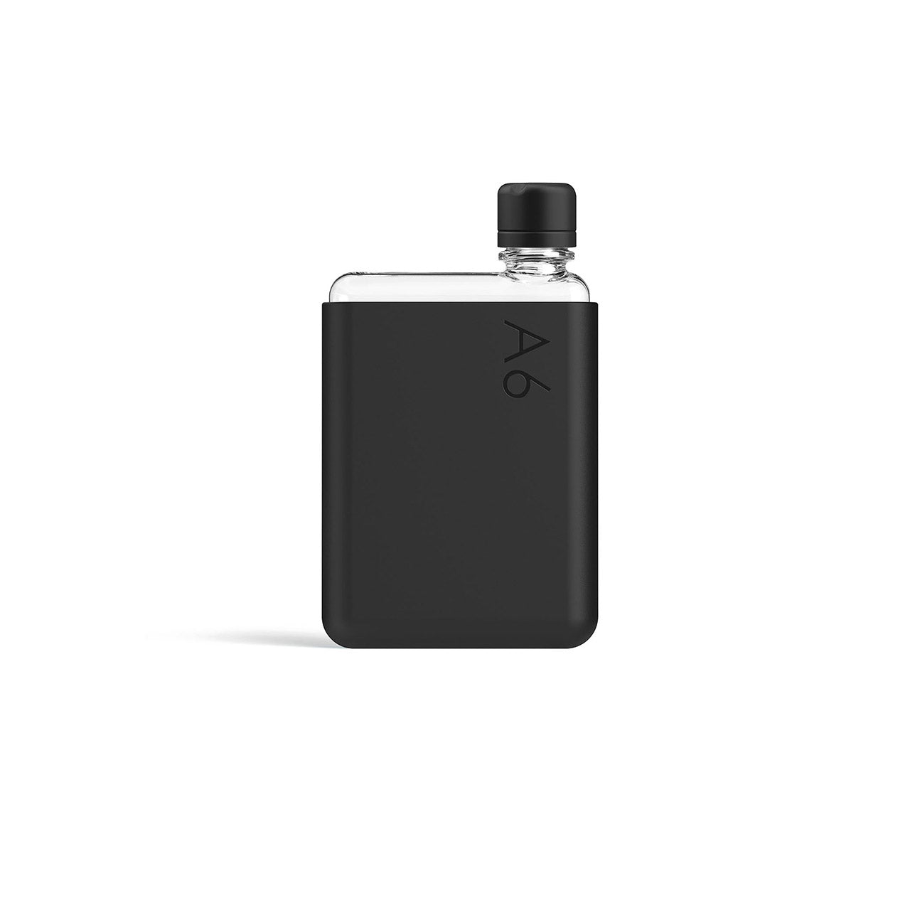 Premium A6 Insulated Water Bottle with Black Neoprene Sleeve - 20oz Leak-Proof Stainless Steel Thermos for Gym, Hiking & Office Use