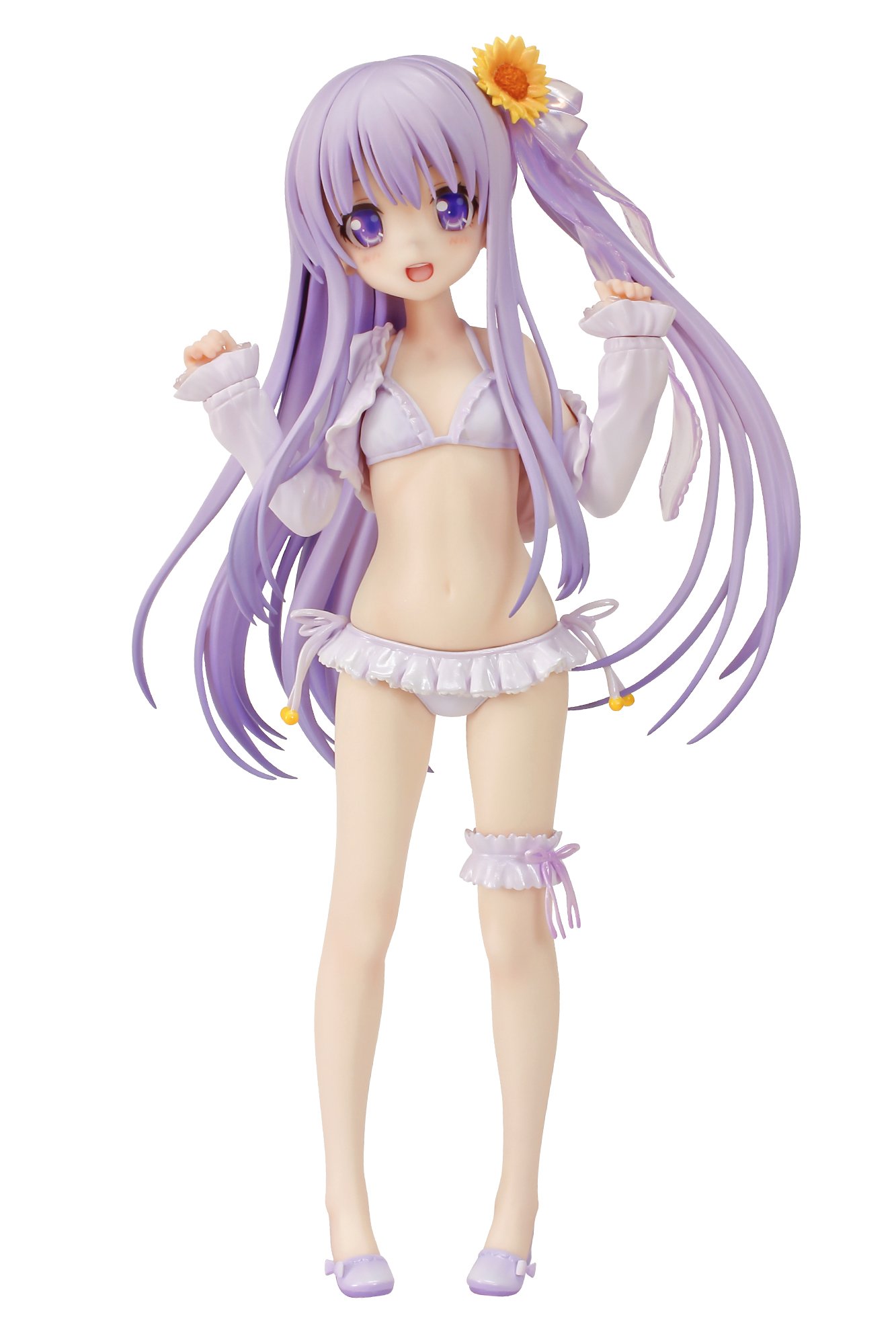 PLUM Angels 3-Piece Jun Goto Bikini Version 1:7 Scale PVC Anime Figure - Perfect for Anime Collectors, Display Shelf Decoration, and Gift Giving