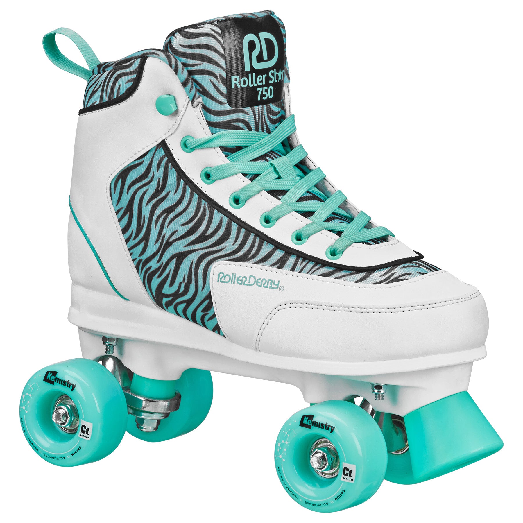 Roller Star 750 Women's High-Top Roller Skates - Retro Style Quad Roller Skates for Women, Adjustable Comfortable Outdoor & Indoor Skating, Perfect for Rinks, Parks, and Fitness