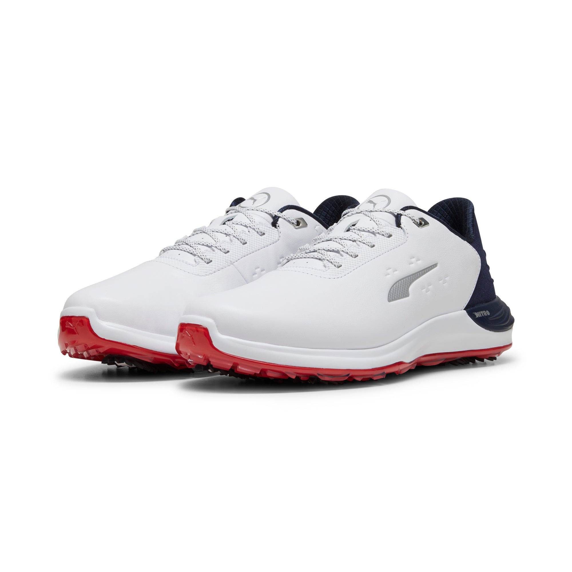 PHANTOMCAT NITRO™ Spiked Golf Shoes for Men - Lightweight Waterproof Golf Footwear with Enhanced Traction - Perfect for Tournament Play & Wet Course Conditions