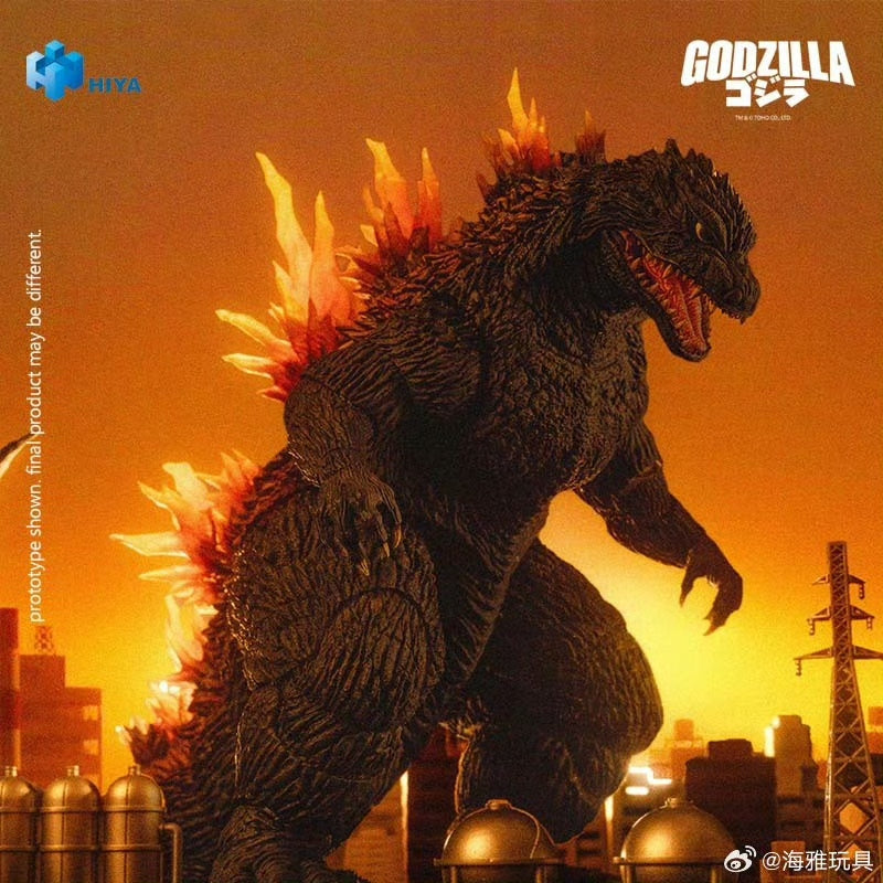 HIYA 7-inch 18cm Godzilla 2000 Heat Ray Action Figure - Exquisite Collectible Toy for Movie Fans & Display | Perfect for Home Decor, Gift Giving & Anime Collections