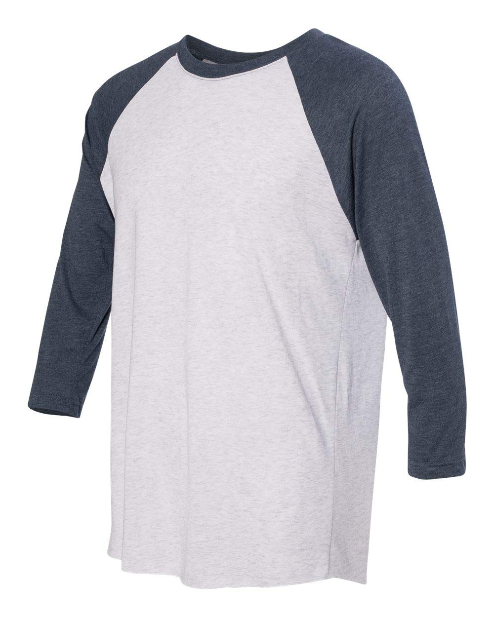 Premium Unisex Tri-Blend 3/4 Sleeve Raglan Tee - Soft Comfort Fit Crew Neck T-Shirt for Men & Women - Perfect for Casual Wear, Gym, Sports & Everyday Outfits
