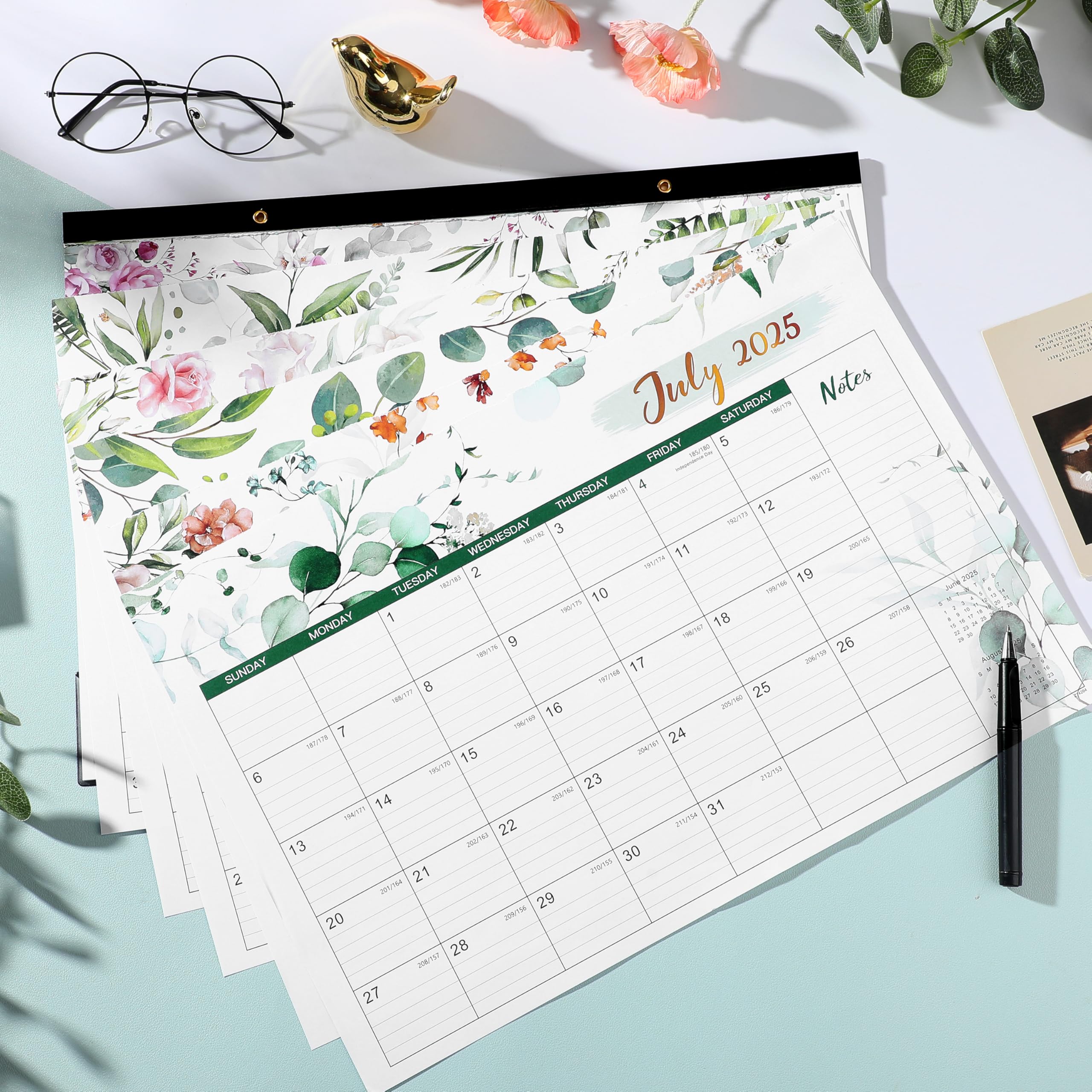 2025-2026 18-Month Large Desk Calendar (July 2025-December 2026) - 17