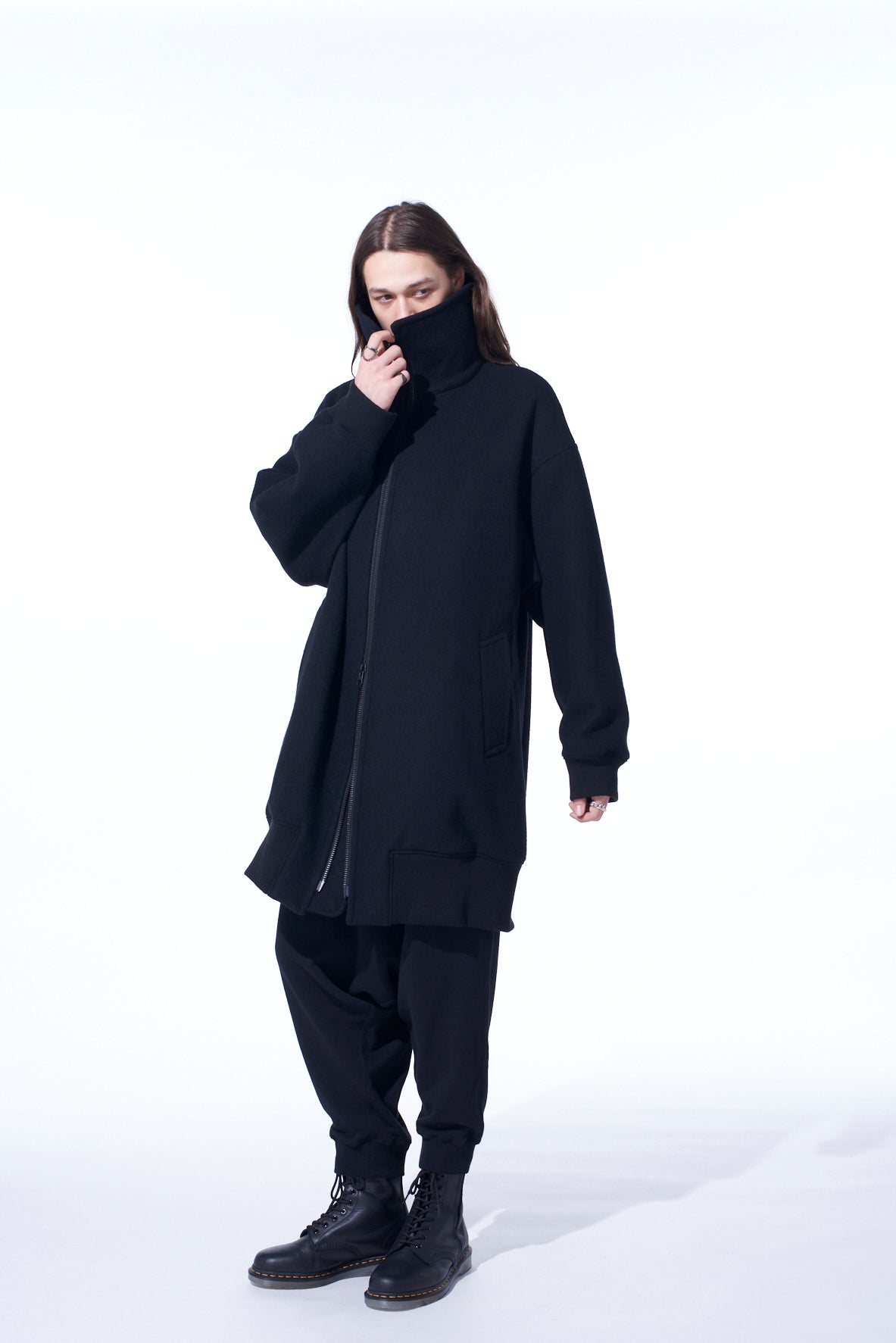 Double Weave Melton Oversized Long Truck Top - Stylish & Comfortable Winter Wear for Men & Women | Perfect for Casual Outfits, Layering & Cold Weather Fashion