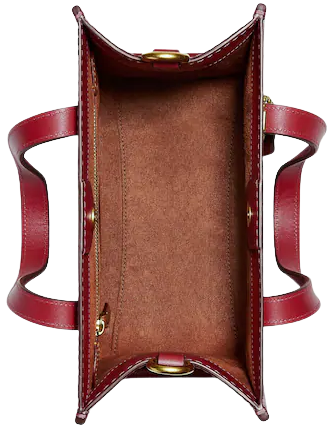 Coach Field Tote 22 Inch Signature Canvas Crossbody Bag with Heart Print - Perfect for Work, Travel & Everyday Use