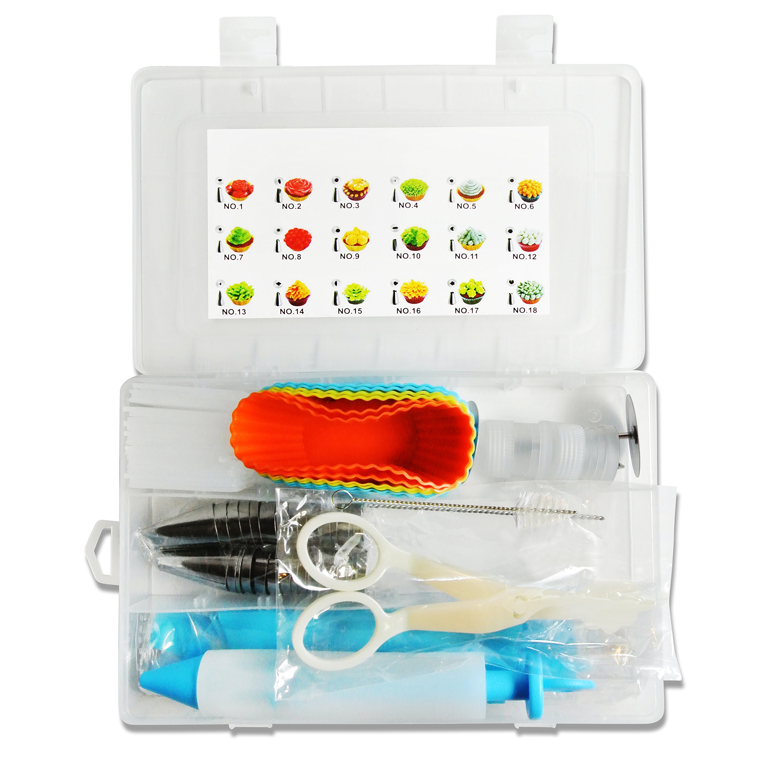 51-Piece Cake Decorating Kit with Piping Tips & Tools - Perfect for Baking & Cake Design