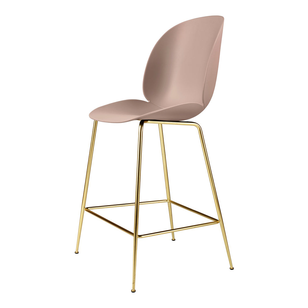 Modern Beetle Counter Stool - Adjustable Height Bar Stool for Kitchen Island, Breakfast Bar & Home Decor - Ergonomic Design for Comfortable Seating