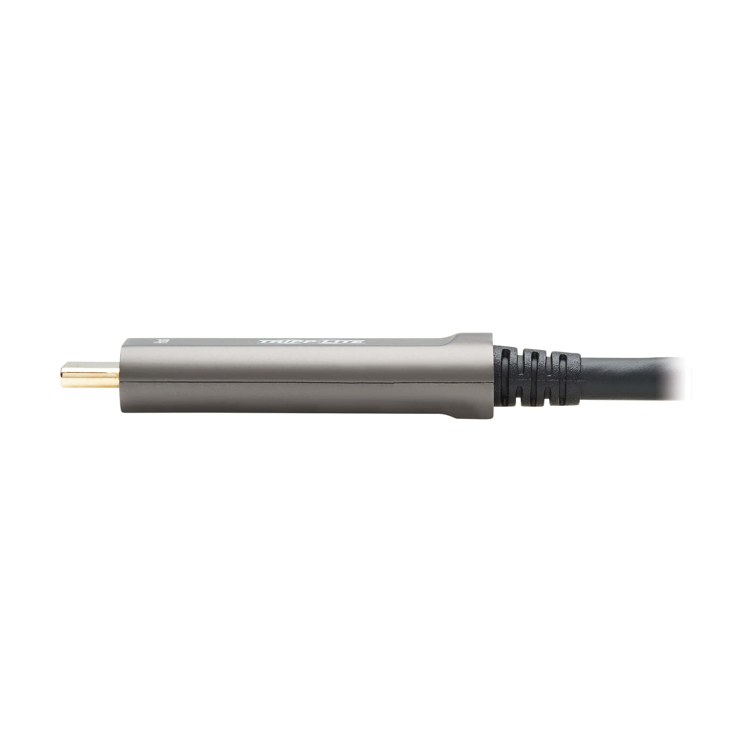 Tripp Lite USB-C Fiber Optic Cable 10Gbps High Speed Data Transfer | USB 3.2 Gen 2 Active Optical Cable | Male to Male Connector | 33ft/10m Plenum Rated for In-Wall Installation | Backward Compatible | 3-Year Warranty (U420F-10M-D321) | Perfect for Home Office, Data Centers & High-Speed Device Connectivity