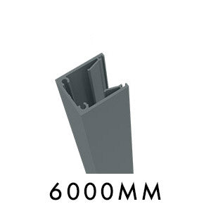 28mm x 32mm U Channel Side Frame - 6000mm Long for Slats | Push Fit Installation | Perfect for Bed Bases, Furniture & DIY Projects